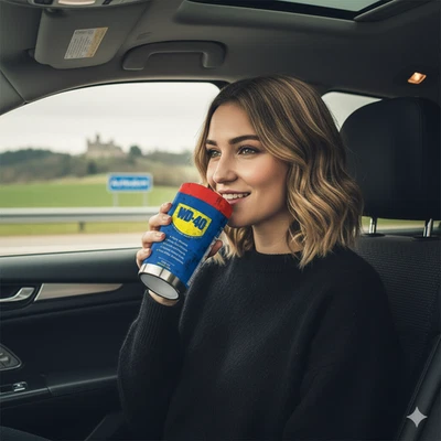 WD40 Thermo Kaffeebecher Getränke Trinkflasche Werkzeug kaffeebecher tumbler - Bild 1 von 4
