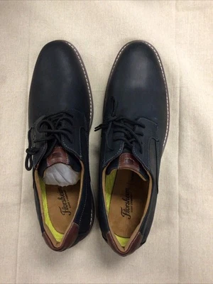 Совершенно новый Florsheim Norwalk простоя носок Оксфорд - черный / уголь - размер 12 Вт - Изображение 1 из 4