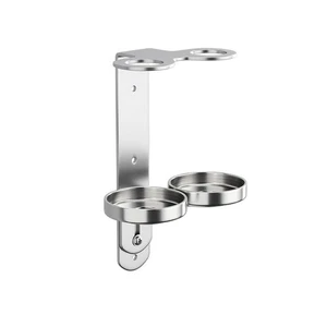 Wall Mounted  Stainless Steel Bathroom Soap Dispenser Bottle Holder Storage Rack - Picture 1 of 46