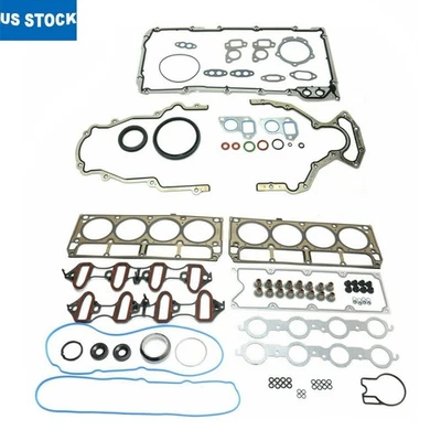 Juego de juntas de culata para motor Chevrolet Express 1500 LT LS 2004-2008 5,3 L 4,8 L Foto 1 de 4