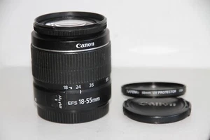 Canon EF-S 18-55mm F3.5-5.6 III Autofocus Zoom Lens Caps. Full Working Order. - Picture 1 of 9