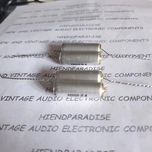 RFT 100000pF 100nF 0.1uF 63V 0.5% PRECISION HIEND POLYSTYRENE AUDIO CAPS! 2PCS - Picture 1 of 5