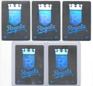 1991 Kansas City Royals Upper Deck Hologram Insert Baseball Card Lot of 5 Cards - Bild 1 von 2