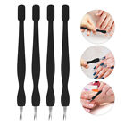6pcs Japanese Style Nail Cuticle Pusher & Cleaner Set for Manicure & Pedicure