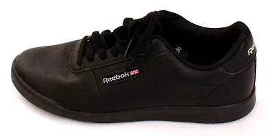 Reebok Black Princess Classic Lace Up Casual Shoes Women's Size 6.5 - Image 1 of 4