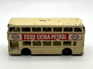 Vintage Lesney Matchbox Esso Extra Petrol Double Decker Daimler Bus Series #74 - Picture 1 of 11