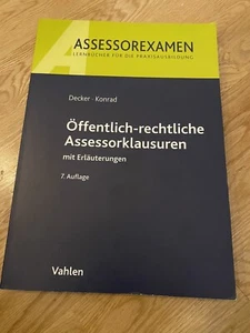 Öffentlich-rechtliche Assessorklausuren: mit Erläut... | Buch | Zustand gut - Bild 1 von 3