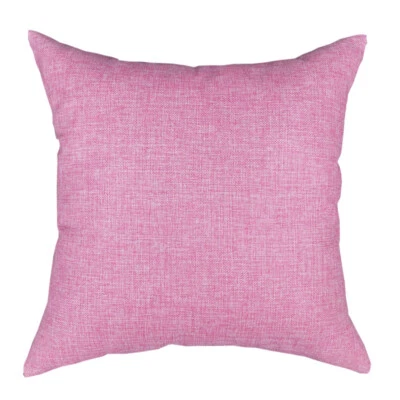 Funda de cojín de lino macizo fundas de almohada para sofá cama 16" 18" 20" Foto 1 de 4