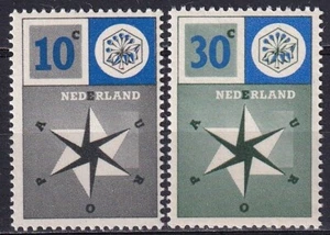 Netherlands 1957 Yvert #678/79 Europe CEPT MNH VF - Picture 1 of 1