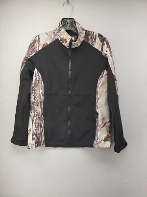 WFS Burly Niña Chaqueta Camuflaje Pequeña S Softshell Caza Exterior Cremallera Completa Abrigo Foto 1 de 4