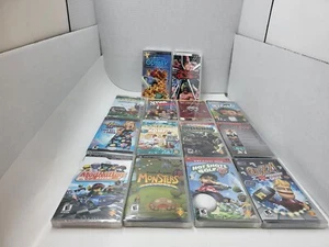 LOTE 14 NUEVO Sellado de Fábrica PSP UMD Películas y Juegos Monstruos/Modnation Racers #D2 - Imagen 1 de 14