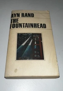 Ayn Rand THE FOUNTAINHEAD Great Cover Art - Imagen 1 de 2