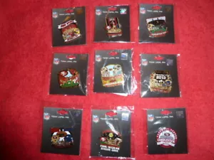 49ERS GAMEDAY PINS 2013 CANDLESTICK PARK RARE GAME DAY PIN LAST SEASON - Picture 1 of 19