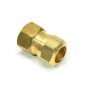 3/4 Od Compression Tube to 3/4 Npt Female Pipe Adapter Fitting Water Oil Gas - Picture 1 of 7
