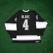 Rob Blake Los Angeles Kings CCM Authentic Men's Home Throwback Black Jersey