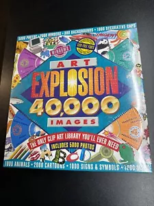 NOS ART EXPLOSION 40,000 Images Clip Art by Nova 1990s Throwback Newsletters - Picture 1 of 12