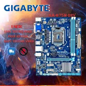 GIGABYTE motherboard GA-B75M-D2V supports LGA1155 socket processor DDR3 - Picture 1 of 10