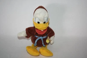 VTG Walt Disney Donald Duck Fantasia Plush 2000 Bean Bag Scroll/Quill 8" - Picture 1 of 7