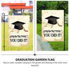 Graduierungssaison-Garten-Banner Polyestertuch Partyzubeh&#246;r