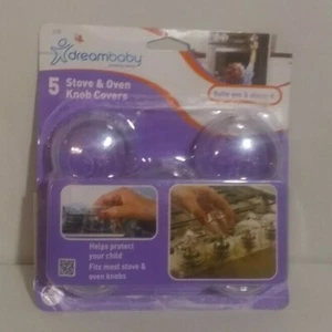 DREAMBABY CLEAR VIEW STOVE KNOB COVERS 5 PACK D38 - Picture 1 of 2