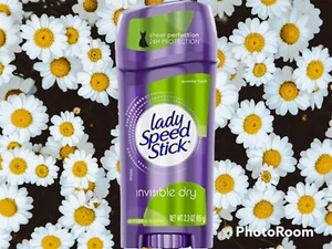 🌸 Lady Speed Stick Invisible Dry Deodorant Powder Fresh 2.30 Ounces (3 Pack) - Picture 1 of 2
