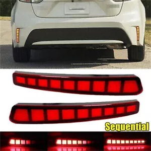 Rear Bumper Reflector Brake Fog DRL Indicator Light For Toyota Corolla 2020-2021 - Picture 1 of 9