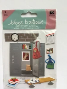 MUY RARO Jolee's Boutique Vestuario Escuela Gimnasio Álbumes de Recortes Pegatinas SPJB625 - Imagen 1 de 1