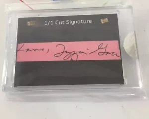 Tarjeta de firma Tipper Gore 1/1 inserto certificado por JSA segunda dama inscrita amor - Imagen 1 de 7