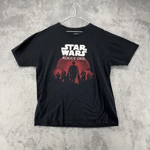 Star Wars Shirt Mens XL Black Rough One General Tarkan Death Star Dark Side - Picture 1 of 12