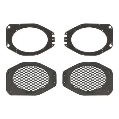 METRA JP-1016 / 2018-UP JEEP JL/JT REAR SPEAKER SOUND BAR ADAPTERS FOR 6X9" SPKR - Image 1 of 3