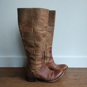 Freebird By Steven Wrang Croc Leather Cowboy Western Boots Size 7 - Picture 1 of 15