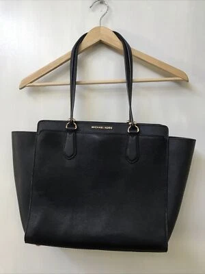 Michael Kors Dee Dee LARGE Convertible Tote Shoulder Bag BLACK - Image 1 of 4