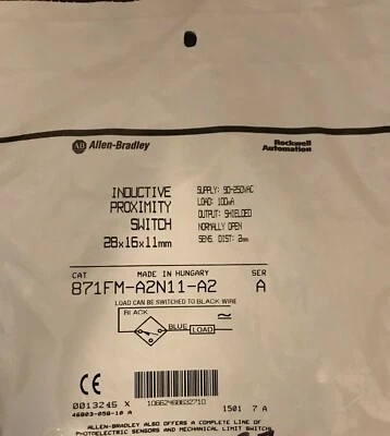 ALLEN BRADLEY 871FM-A2N11-A2 SER. A NSMP - Image 1 of 2