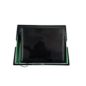 Perry Ellis Mens Camo Bi-Fold Wallet Gray Black OS - Picture 1 of 4