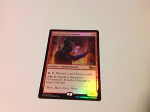 FOIL Dismissive Pyromancer - PROMO - M19 - MTG - Magic - Picture 1 of 2