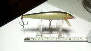 RAPALA, VINTAGE, CD-11S, FINLANDIA, RETRO ARGENTO/NERO, LABBRO MARCATO, GANCI ORIGINALI/HDWE - Foto 1 di 4