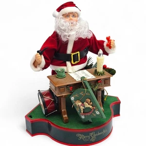 Vintage 1993 Holiday Creations “Naughty & Nice” Santa Musical Figure 12" - Picture 1 of 15