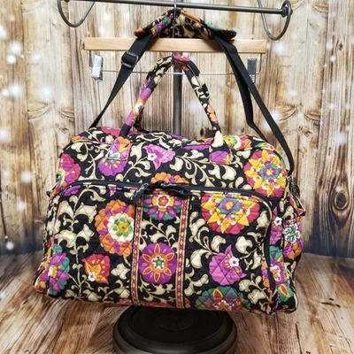 Vera Bradley Suzani AKA Ribbons Retired Pattern Weekender Bag Overnight Travel - Image 1 of 4