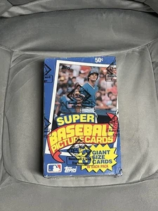 1985 Topps Super Baseball Unopened Box-24 Packs! Sandberg! BBCE Authenticated! - Picture 1 of 2
