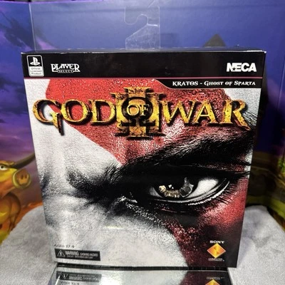 NEW AUTHENTIC SEALED NECA God of War 3 Player Select Official Kratos 7" Figure - Image 1 of 4