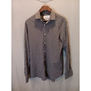 Camisa con botones a cuadros de rejilla media Mizzen+Main para hombre hecha en EE. UU. - Imagen 1 de 6