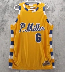 Master P Miller Basketball Jersey Mens Large Yellow Blue Asphalt Classics - Picture 1 of 13