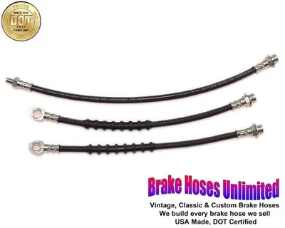 BRAKE HOSE SET Checker A11, A12 - 1977 1978, 1979 Early - Image 1 of 2