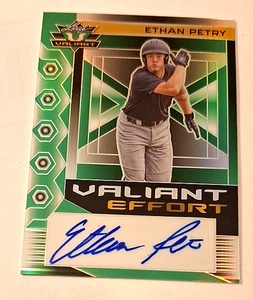 2023 Leaf Valiant Effort Signatures #EP1 Ethan Petry XRc Auto #3/5 Nationals - Picture 1 of 3