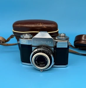 Cámara SLR Zeiss Ikon Contaflex 35 mm con lente Pantar 45 mm F2,8 - sin probar - Imagen 1 de 14