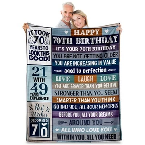 70th Birthday Gifts for Men Women, 70th Birthday Gift Ideas, Milestone 70th B... - Picture 1 of 6