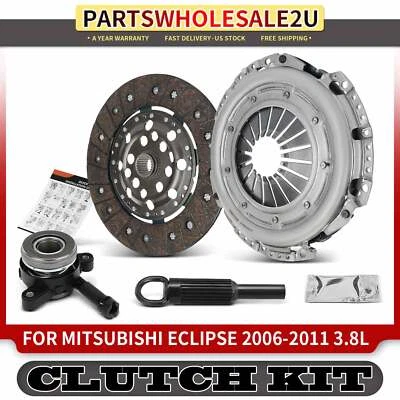 Embrague de transmisión con kit de cilindro esclavo para Mitsubishi Eclipse 06-11 3,8 L gasolina Foto 1 de 4