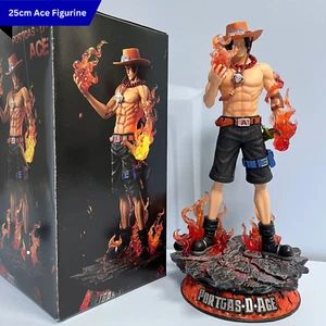 25cm Portgas D. Ace Action Figure | One Piece Collectible Statue Straw Hat Luffy - Picture 1 of 8