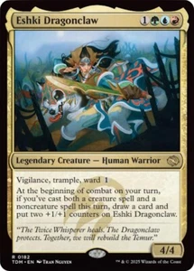 Magic The Gathering: Eshki Dragonclaw (Tarkir: Dragonstorm R#182) - Único - Casi nuevo/LP - Imagen 1 de 1