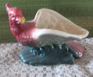 Pheasant ? pottery  planters, unmarked, great cond, no chips - Picture 1 of 2